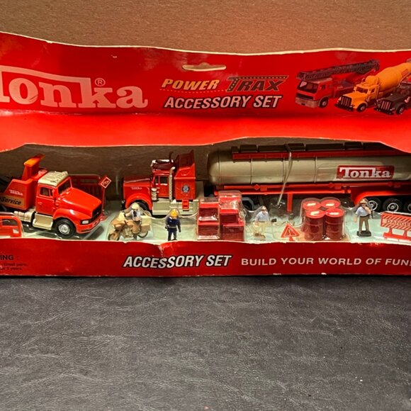 NEW‎ Tonka Power Trax Accessory Set No. 07901 Die-Cast and Plastic Playset - Picture 1 of 4